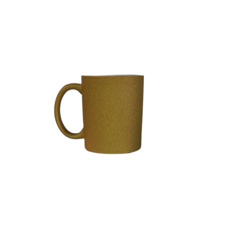 TAZA GLITTER ORO 11 OZ